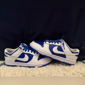 Nike Kids Royal Blue and White Sneakers